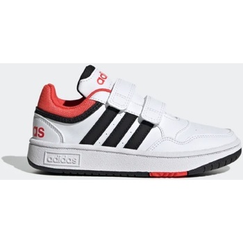 Scarpe Bambino Sneakers basse adidas Originals H03863 Bambini e ragazzi Bianco-WHITE/RED/BLACK