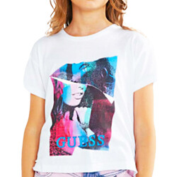Abbigliamento Bambina T-shirt & Polo Guess G-J1YI34K46D1 Bianco