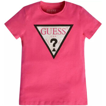 Abbigliamento Bambina T-shirt & Polo Guess G-J1YI35K6YW1 Rosa