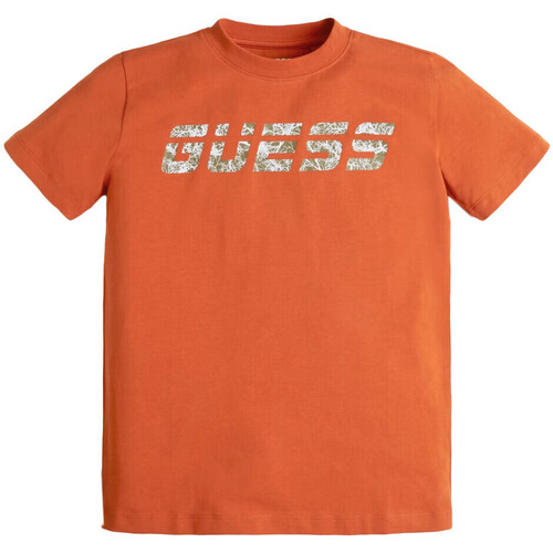 Abbigliamento Bambino T-shirt & Polo Guess G-L1BI33J1311 Arancio