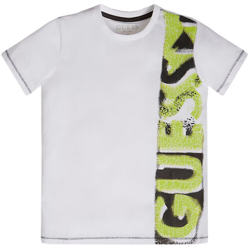 Abbigliamento Bambino T-shirt & Polo Guess G-L1YI10K8HM0 Bianco