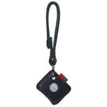 Accessori Portachiavi Herschel Keychain  Tile Black Pebbled Leather Nero