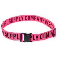 Accessori Cinture Herschel Luggage Belt Neon Pink/Black Herschel Rosa