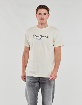 Abbigliamento Uomo T-shirt maniche corte Pepe jeans EGGO N Ivorio