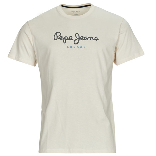 Abbigliamento Uomo T-shirt maniche corte Pepe jeans EGGO N Ivorio