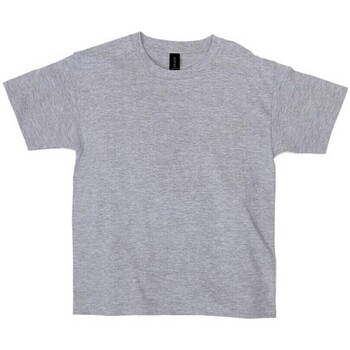 Abbigliamento Unisex bambino T-shirts a maniche lunghe Gildan  Grigio