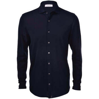 Abbigliamento Uomo Camicie maniche lunghe Gran Sasso Camicia Uomo  60120/81401 598 Blu Blu