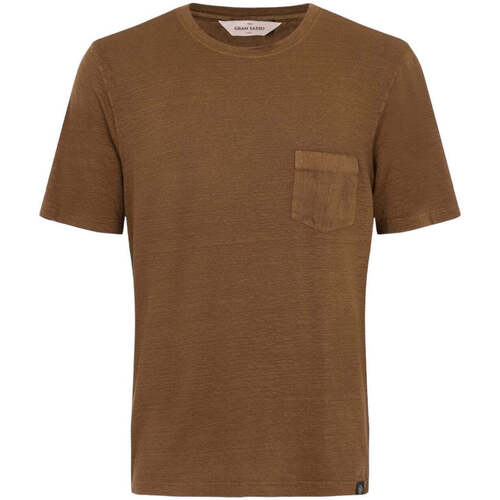 Abbigliamento Uomo T-shirt & Polo Gran Sasso T-Shirt e Polo Uomo  60141/78616 157 Marrone Marrone