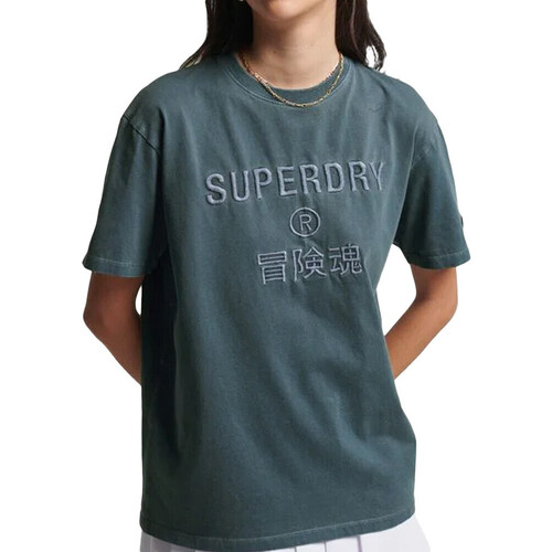 Abbigliamento Donna T-shirt & Polo Superdry W1010829A Grigio