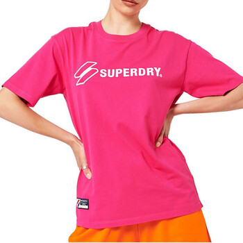 Abbigliamento Donna T-shirt & Polo Superdry W1010825A Rosa