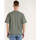 Abbigliamento Uomo T-shirt maniche corte Daniele Fiesoli t-shirt girocollo righe verde Verde