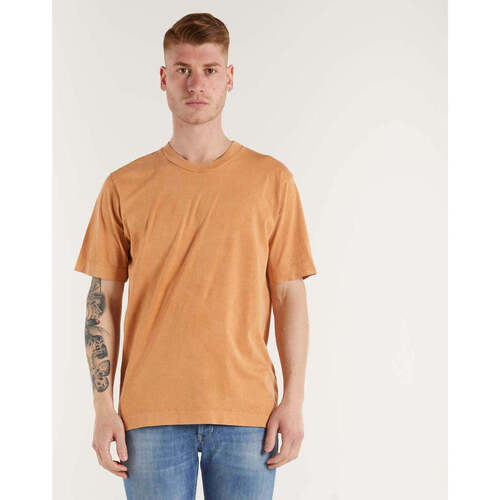 Abbigliamento Uomo T-shirt maniche corte Daniele Fiesoli t-shirt girocollo arancio Arancio