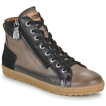 Scarpe Donna Sneakers alte Pikolinos LAGOS 901 Grigio / Nero