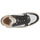 Scarpe Donna Sneakers alte Meline  Bianco / Nero / Oro