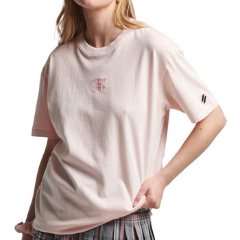 Abbigliamento Donna T-shirt & Polo Superdry W1010829A Rosa