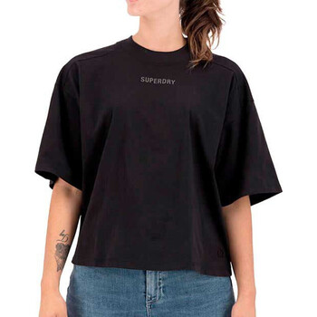 Abbigliamento Donna T-shirt & Polo Superdry W1010813A Nero