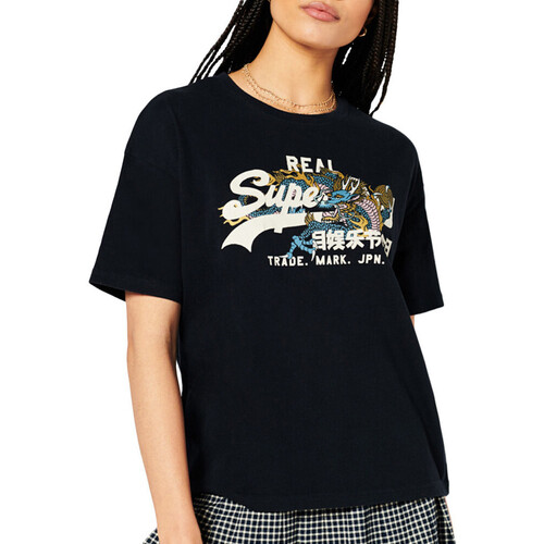Abbigliamento Donna T-shirt & Polo Superdry W1010789A Blu