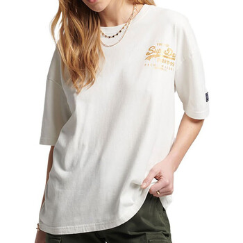 Abbigliamento Donna T-shirt & Polo Superdry W1010789A Bianco