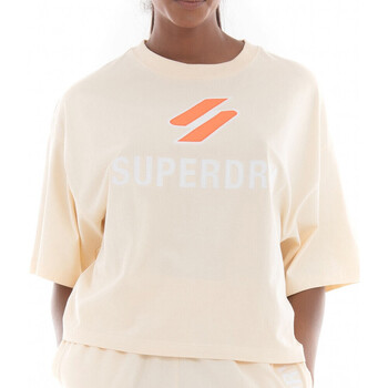 Abbigliamento Donna T-shirt & Polo Superdry W1010824A Beige