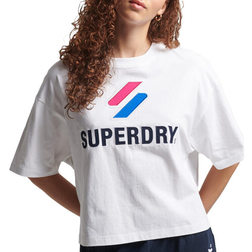 Abbigliamento Donna T-shirt & Polo Superdry W1010824A Bianco
