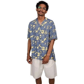 Abbigliamento Uomo Camicie maniche lunghe Brava Fabrics Saltapraos Faes Shirt - Lemon Multicolore