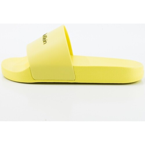 Scarpe Uomo Infradito Calvin Klein Jeans Chanclas  en color amarillo para caballero Giallo