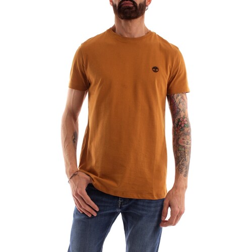 Abbigliamento Uomo T-shirt maniche corte Timberland TB0A2BPRP471 Arancio