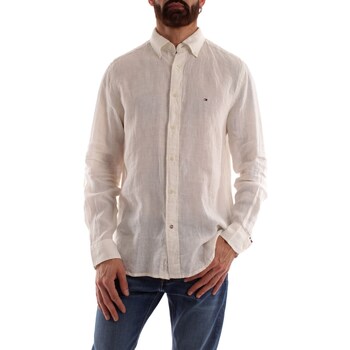 Abbigliamento Uomo Camicie maniche lunghe Tommy Hilfiger MW0MW30897 Bianco