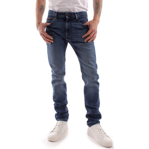 Abbigliamento Uomo Jeans slim Tommy Hilfiger MW0MW21840 Blu