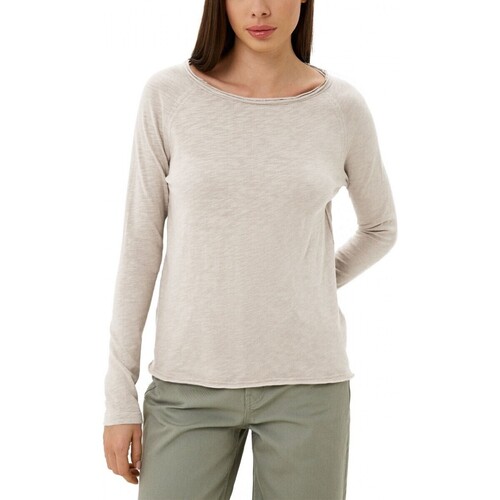 Abbigliamento Donna T-shirt & Polo Replay T-Shirt Manica Lunga Regular Fit Bianco