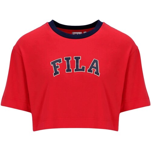 Abbigliamento Donna T-shirt maniche corte Fila FAW0818 Rosso