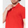 Abbigliamento Uomo T-shirt & Polo BOSS Polo uomo  con logo ricamato in cotone Rosso