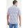 Abbigliamento Uomo Camicie maniche lunghe Dockers A0861 0022 CAMO COLLAR-LINEN ORIENT BLUE Bianco
