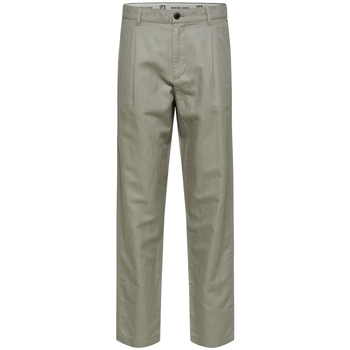 Abbigliamento Uomo Pantaloni Selected Slimtape-Jones - Vetiver Verde