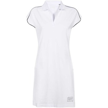 Abbigliamento Donna T-shirt & Polo Ea7 Emporio Armani Vestito EA7 3RTA56 TJ9DZ Costa Smeralda Donna Bianco Bianco