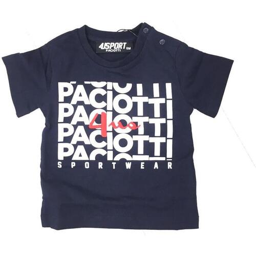 Abbigliamento Bambino T-shirt & Polo Cesare Paciotti TSP0100B 2000000161303 Blu