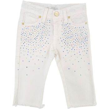 Abbigliamento Bambina Jeans Miss Grant UE0383 2000000152042 Bianco
