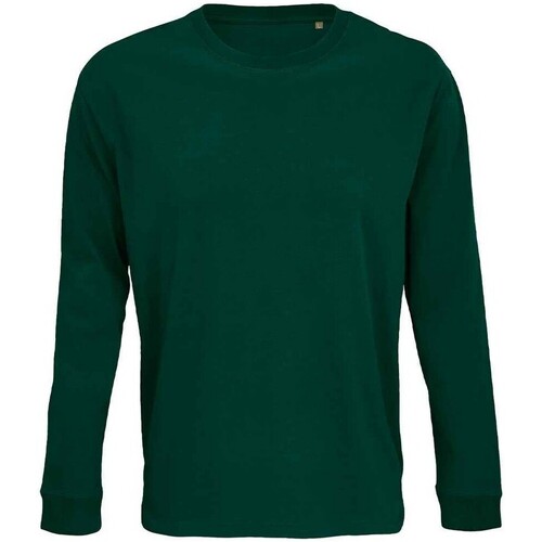 Abbigliamento T-shirts a maniche lunghe Sols 3982 Verde