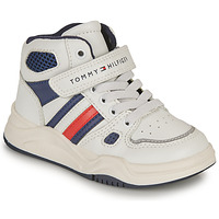 Scarpe Bambino Sneakers alte Tommy Hilfiger T3B9-33107-1355530 Bianco