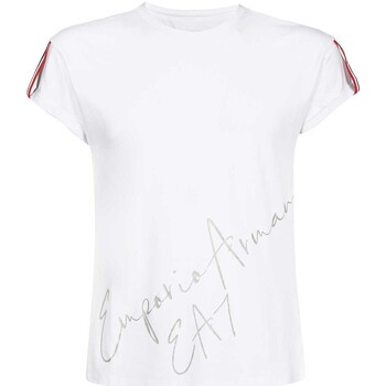 Abbigliamento Donna T-shirt & Polo Ea7 Emporio Armani T-shirt EA7 3RTT27 TJDZZ Costa Smeralda Donna Bianco Bianco