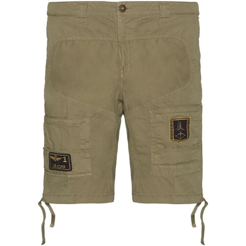 Abbigliamento Uomo Shorts / Bermuda Aeronautica Militare 231BE041CT1122 Verde