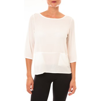 Abbigliamento Donna Top / Blusa La Vitrine De La Mode By La Vitrine Top K598 blanc Bianco