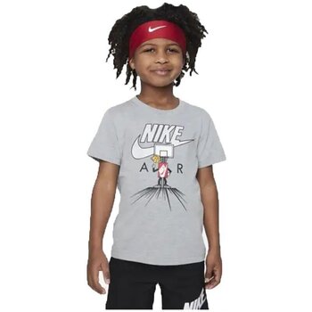 Abbigliamento Unisex bambino T-shirt maniche corte Nike T-shirt Bambino Icons of Play Grigio