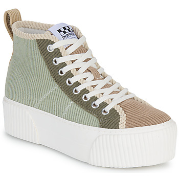 Scarpe Donna Sneakers basse No Name IRON MID Verde / Beige