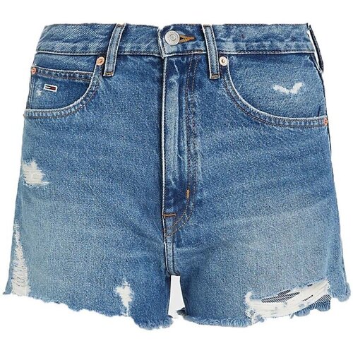 Abbigliamento Donna Shorts / Bermuda Tommy Jeans Short Donna Hot Denim Blu