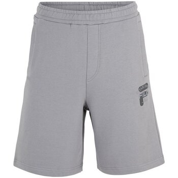 Abbigliamento Uomo Shorts / Bermuda Fila Bermuda Uomo Baiern Oversize Grigio