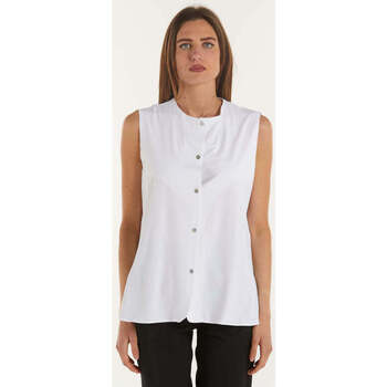 Abbigliamento Donna T-shirt maniche corte Rrd - Roberto Ricci Designs canotta tessuto tecnico bianca Bianco