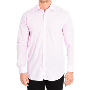 Abbigliamento Uomo Camicie maniche lunghe CafÃ© Coton BRUCE6-33LS Bianco