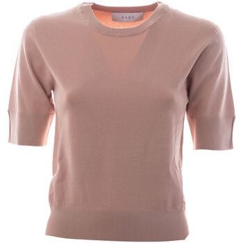 Abbigliamento Donna T-shirt & Polo Kaos Collezioni Maglia girocollo in morbido cotone Rosa