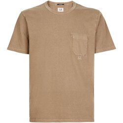 Abbigliamento Uomo T-shirt & Polo Cp Company T-shirt con taschino Giallo